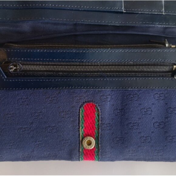 Gucci Anniversary Collection Micro GG Mini Trifold Wallet Vintage - Picture 11 of 12